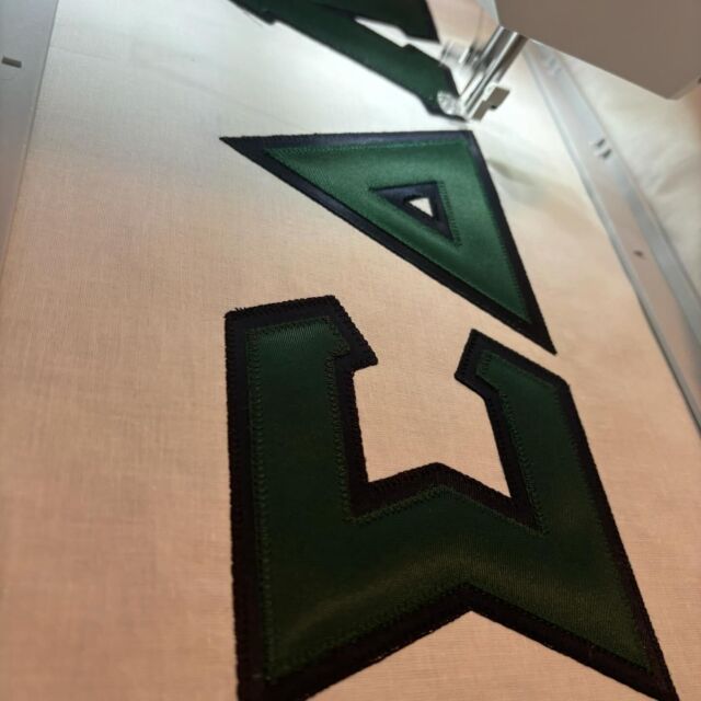Testing some designs and getting ready for our launch 👀 
#smallbusiness #greekparaphernalia #embroidery